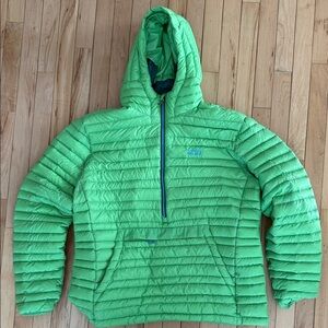 Stio Green Puffer Pullover Jacket